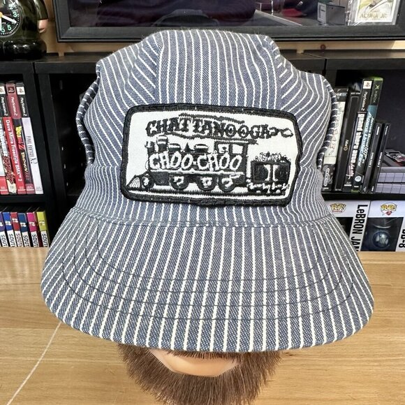 Vintage Chattanooga Choo Choo Train Conductor Hat Small Made In USA - Picture 1 of 6